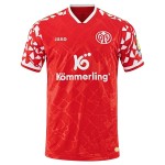 Günstige Fußballtrikots FSV Mainz 05 Kinder Heimtrikot 2025-26 Kurzarm